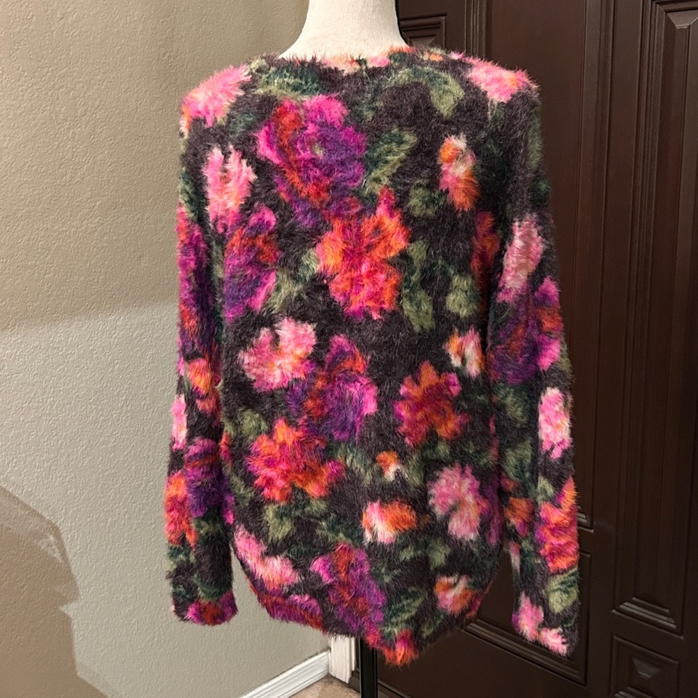 Anthropologie Meadow Rue Ariel Eyelash Sweater - Picture 5 of 7